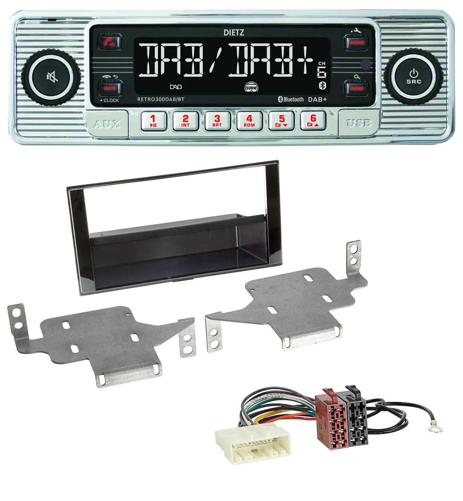 Dietz Bluetooth MP3 DAB USB Autoradio für Nissan Juke (ab 2014)