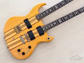 Б/У двухгрифовая электрогитара и бас-гитара Aria Pro II Super Twin ST-1504 с кейсом
