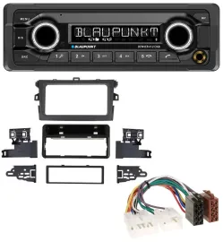 Blaupunkt Bluetooth DAB MP3 USB Autoradio für Toyota Corolla 2009-2012 silber