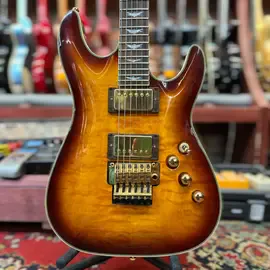 Электрогитара Schecter Custom Omen Extreme-6 Floyd Rose HH Vintage Sunburst Indonesia w/gigbag 2021