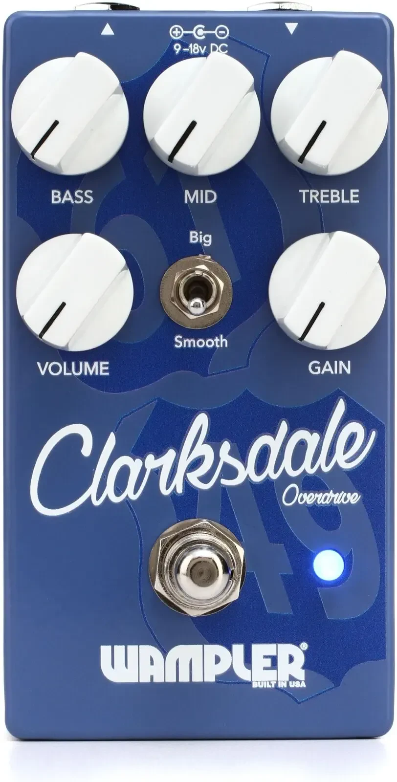 Педаль эффектов для электрогитары Wampler Clarksdale V2 Delta Overdrive