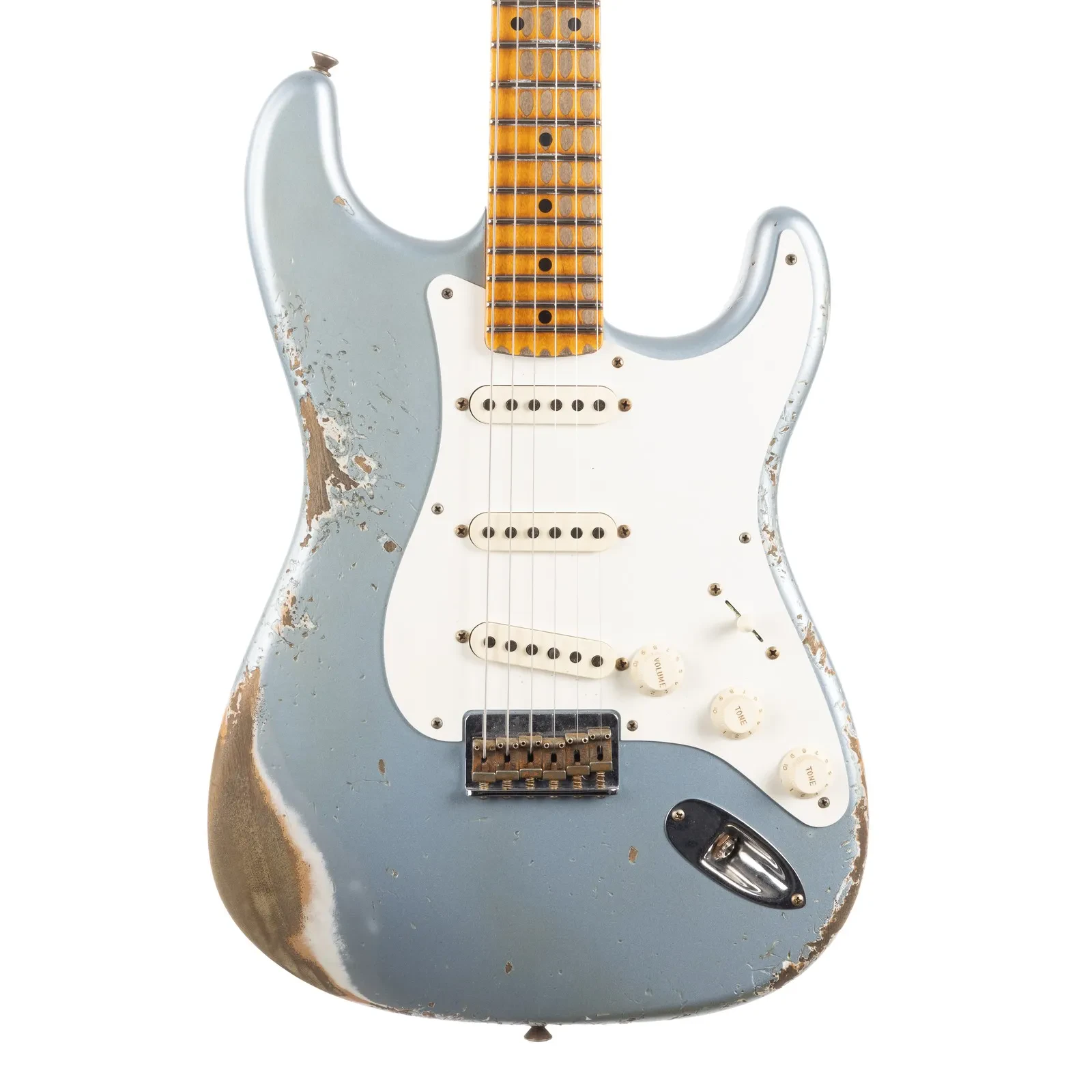 Fender Custom Shop 1956 Hardtail Stratocaster Heavy Relic - Blue Ice Metallic
