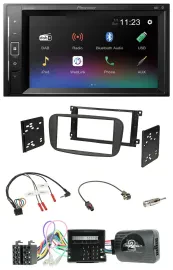 Автомагнитола для Ford Focus/C-Max/Galaxy Pioneer 2DIN, DAB, Bluetooth, USB