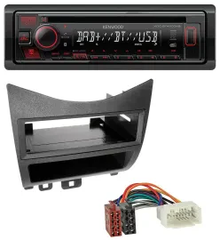 Автомагнитола Kenwood CD/MP3, USB, Bluetooth, DAB для Honda Accord (2003–2007)