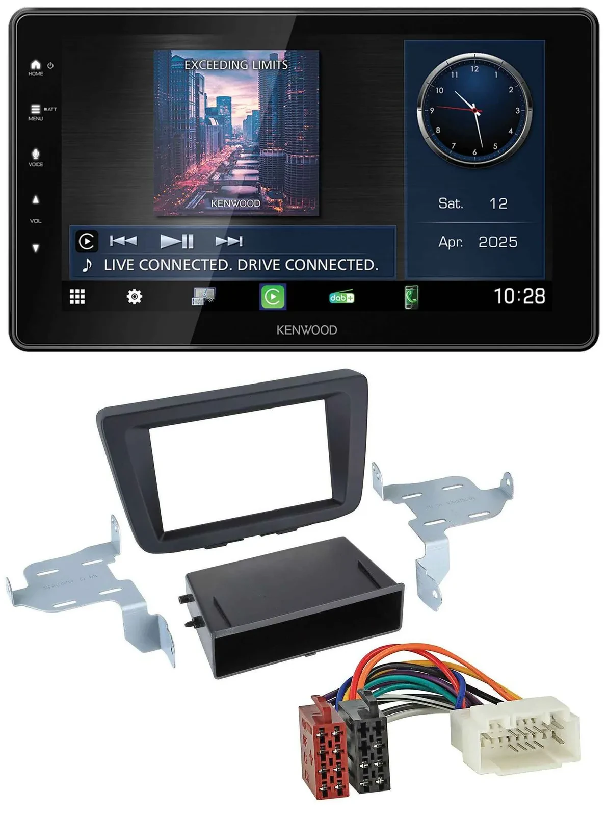 Kenwood MP3 Bluetooth USB DAB Autoradio für Suzuki Baleno (EW, ab 2016)