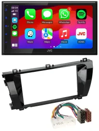 JVC Bluetooth USB MP3 2DIN DAB Autoradio für Toyota Corolla (ab 2014)