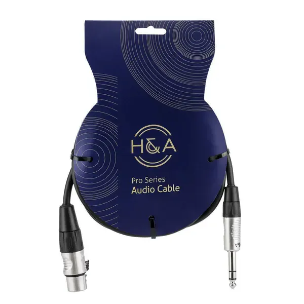 Коммутационный кабель H&A TRSX-MF-3 Elite Pro Professional Interconnect Cable 1 м