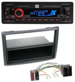 JBL AUX MP3 USB Bluetooth SD Autoradio für Renault Megane Scenic ab 07 schwarz