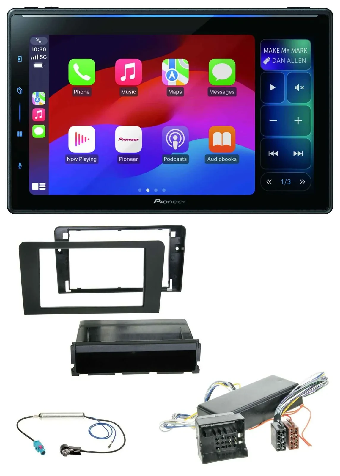 Pioneer Bluetooth DAB MP3 USB Autoradio für Audi A3 06-12 8P Symphony Bose Aktiv