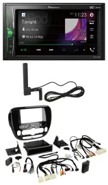 Автомагнитола Pioneer 2DIN, MP3, DAB, Bluetooth, для Kia Soul (с 2014), поддержка кнопок на руле, интеграция с климат-контролем