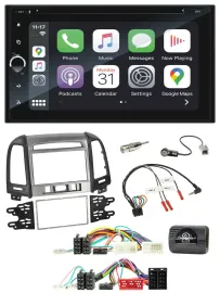 Blaupunkt 2DIN Bluetooth DAB USB DVD Lenkrad Autoradio für Hyundai Santa Fe 10-1