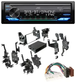 Автомагнитола JVC Bluetooth, DAB, USB, MP3 для Toyota Tundra/Celica/FJ