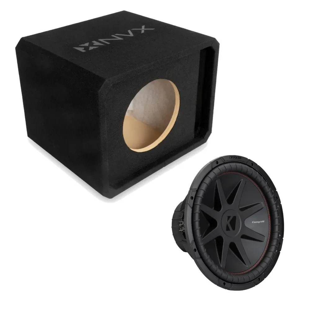 Сабвуфер пассивный NVX NE101P 10" фазоинверторный (slot ported), 3/4" MDF, 1x10", с сабвуфером CompVR