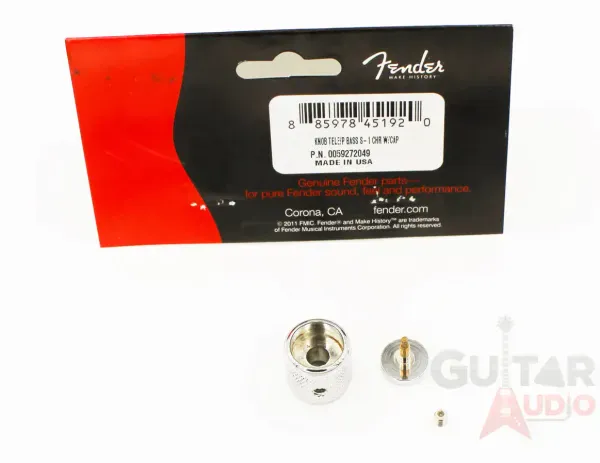 Genuine Fender Telecaster/Precision Bass S-1 Switch Metal Dome Knob Assembly