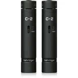 Микрофон конденсаторный Behringer C-2 Dark Edition, черный (набор, пара)