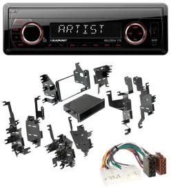 Blaupunkt SD USB 1DIN MP3 AUX Autoradio für Toyota Tundra / Celica / FJ