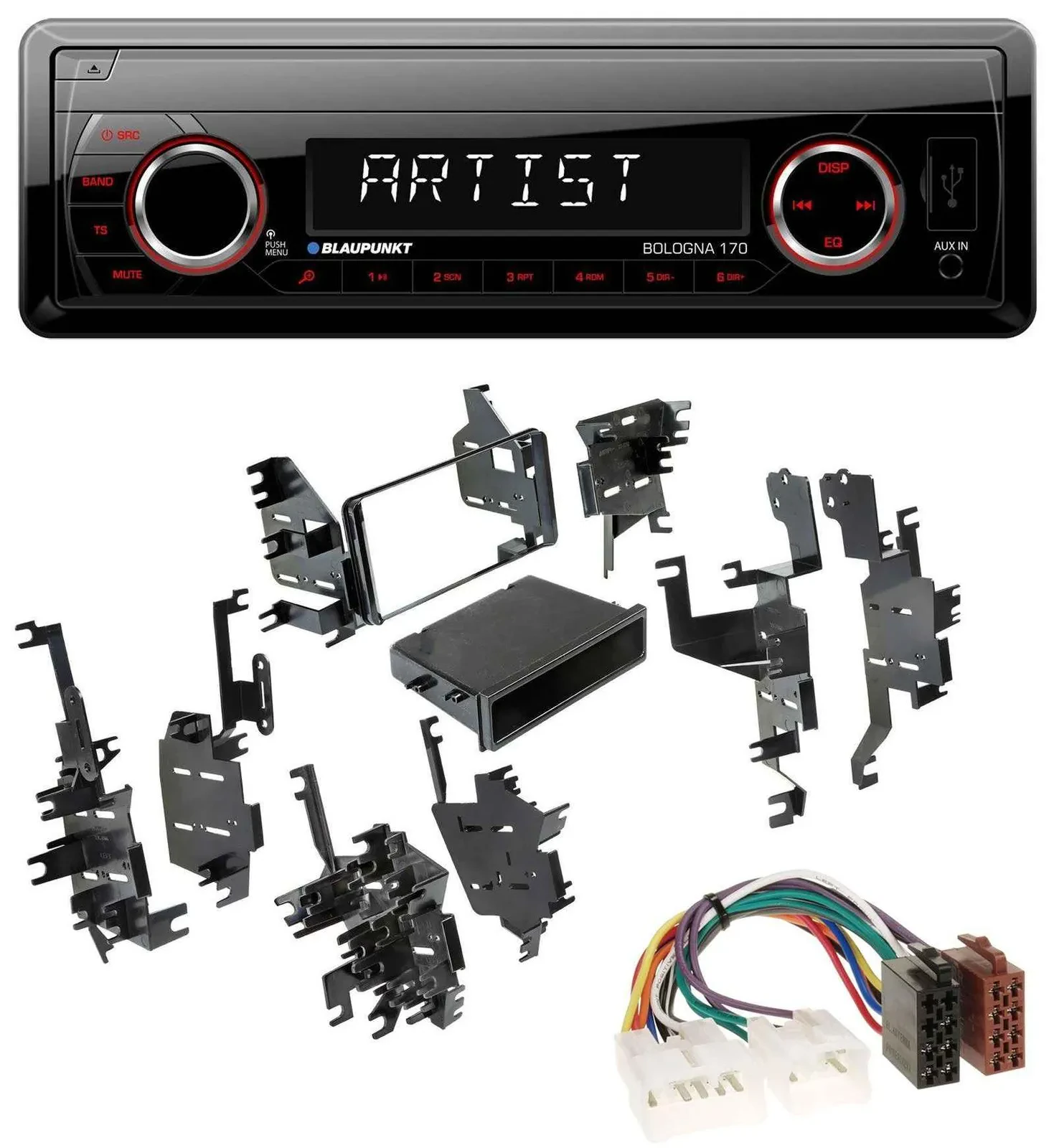 Blaupunkt SD USB 1DIN MP3 AUX Autoradio für Toyota Tundra / Celica / FJ