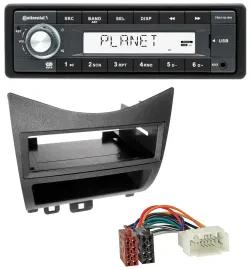 Continental USB MP3 AUX 1DIN Autoradio für Honda Accord (2003-2007)