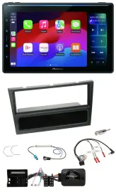 Pioneer Bluetooth DAB Lenkrad USB Autoradio für Opel Corsa C 2004-2006 schwarz