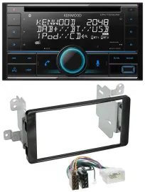 Kenwood CD 2DIN DAB USB MP3 Bluetooth Autoradio für Mitsubishi Outlander ab 2012