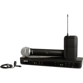 Микрофонная радиосистема Shure BLX1288 Combo System w/CVL Lavalier Mic/PG58 Handheld Microphone Band H10