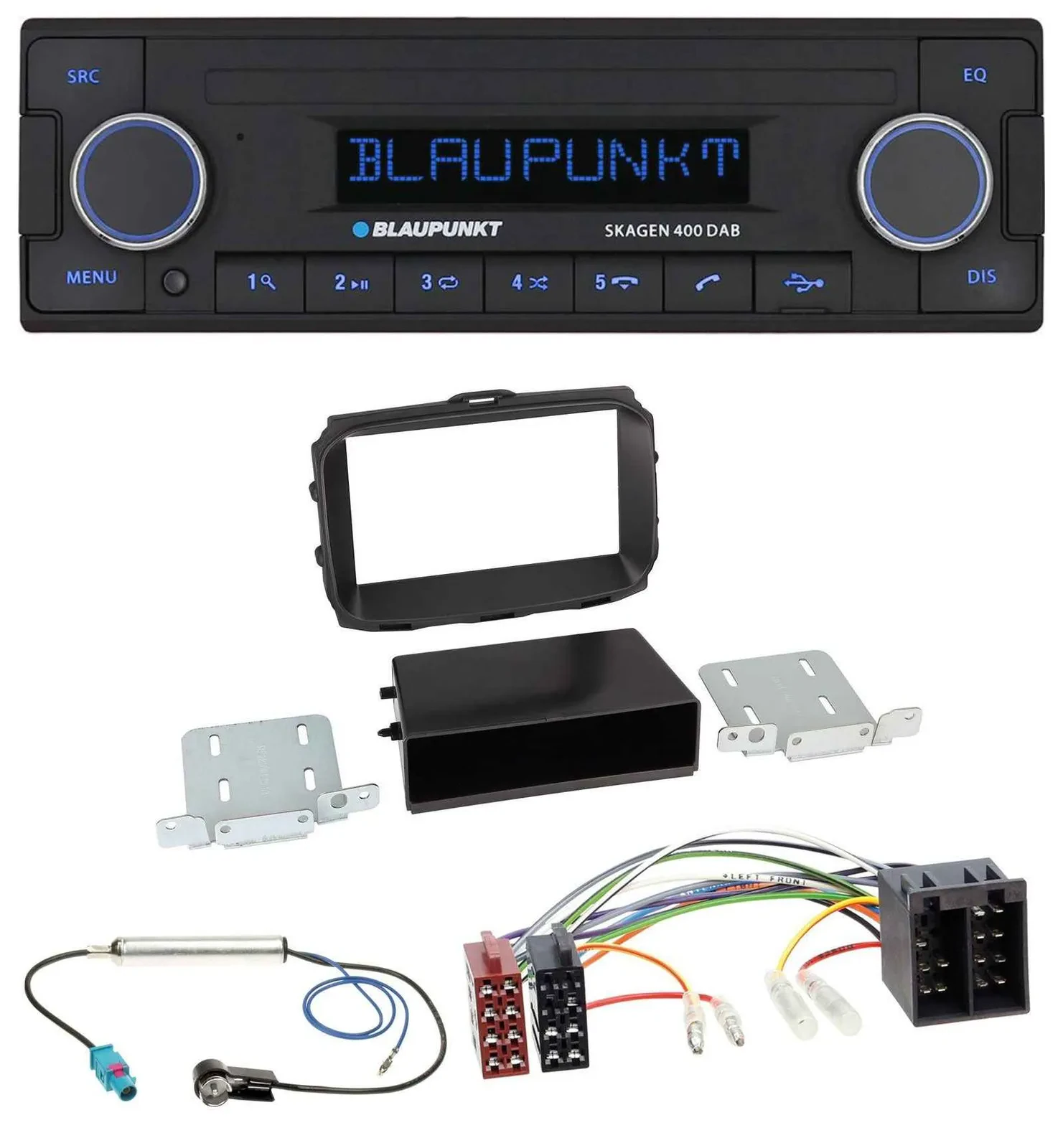 Blaupunkt DAB USB Bluetooth MP3 Autoradio für Alfa Romeo Giulietta 2013-2021 ISO
