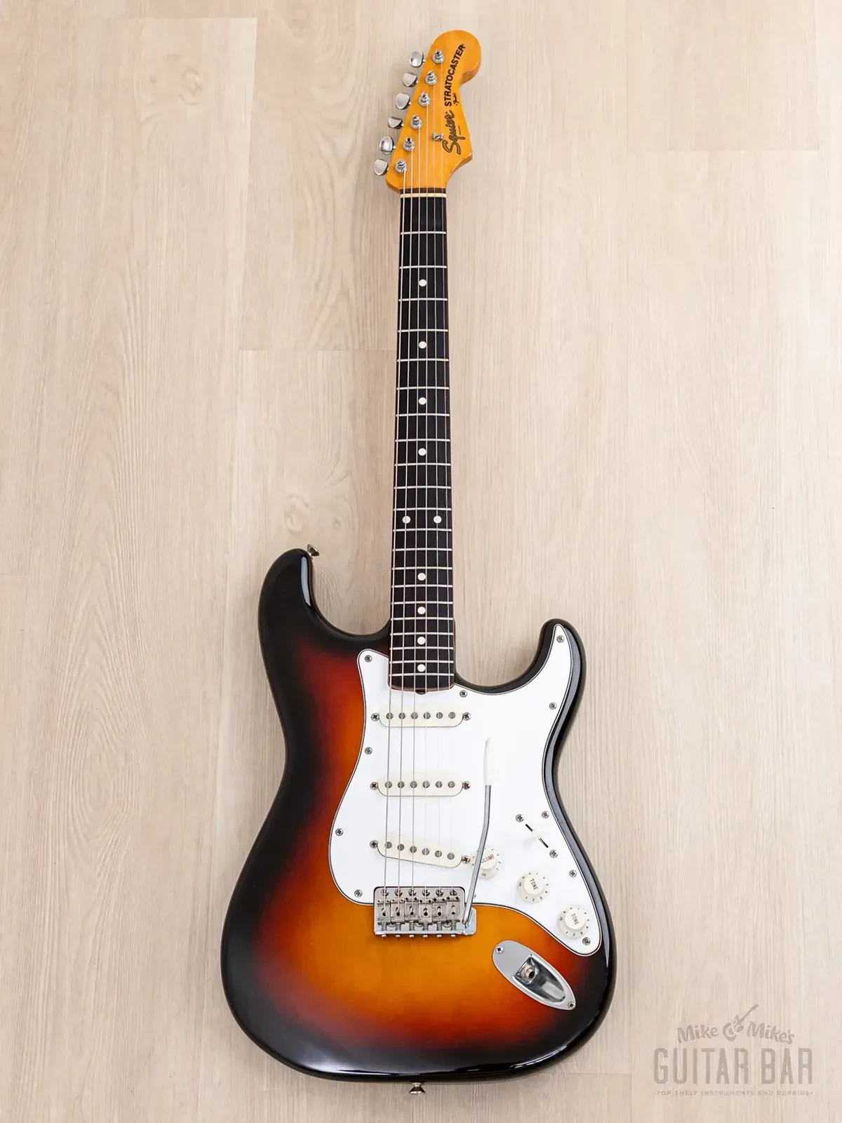 Электрогитара Squier by Fender JV 1962 Stratocaster SST-50 SSS Sunburst w/gigbag Japan 1982