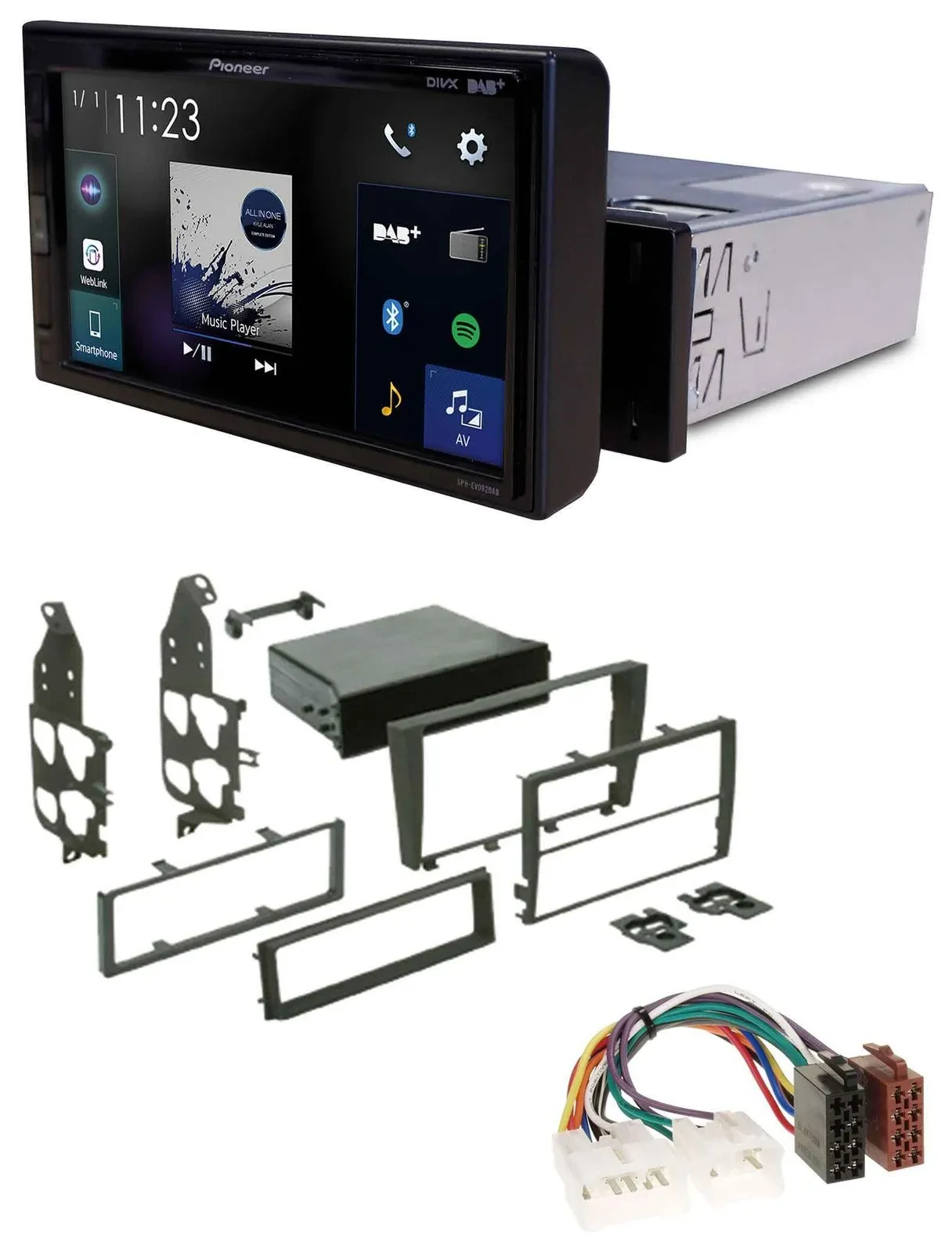 Автомагнитола для Lexus IS 300 (XE1, 2001-2005) Pioneer DAB MP3 Bluetooth USB