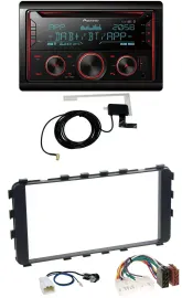 Pioneer 2DIN MP3 DAB USB CD Bluetooth Autoradio für Toyota Yaris 2006-2011 OEM-N