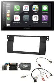 Pioneer Lenkrad Bluetooth DAB 2DIN USB Autoradio für BMW 3er E46 2001-2006 Profi