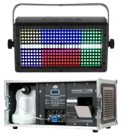 American DJ ADJ Entourage 1400W DMX Faze Machine w/Flight Case+Effect Light