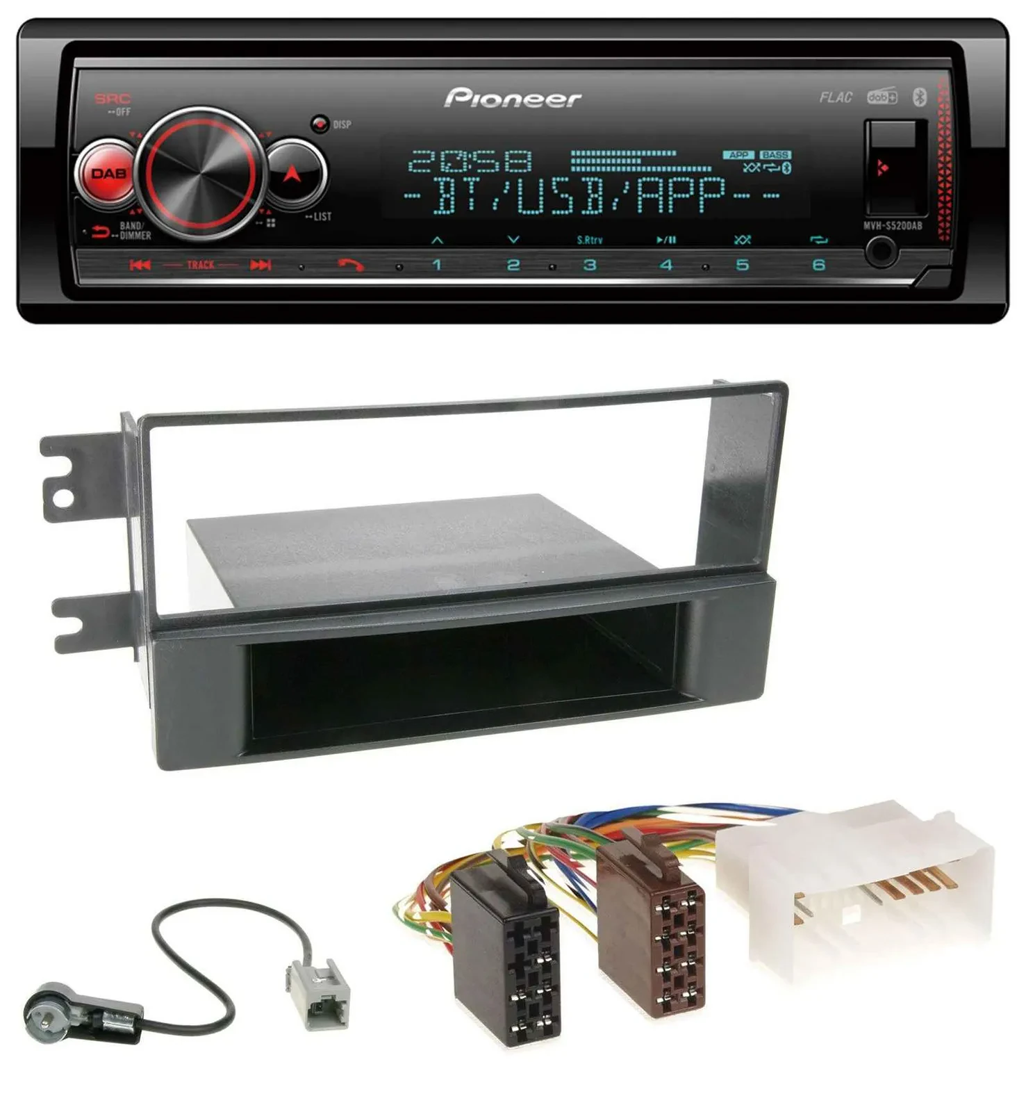 Автомагнитола для Kia Cerato (с 2007) Pioneer Bluetooth USB MP3 DAB