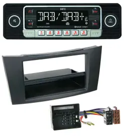 Dietz USB DAB MP3 Bluetooth Autoradio für Mercedes CLS E-Klasse W211 02-09 Rubbe