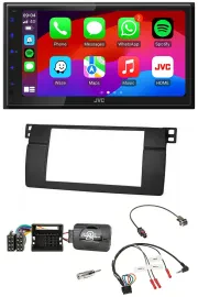 JVC Bluetooth USB Lenkrad 2DIN DAB Autoradio für BMW 3er E46 2001-2006 Profi