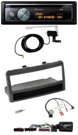 Автомагнитола Pioneer Bluetooth DAB USB CD для Ford Mondeo 2000–2002, черная, с поддержкой кнопок на руле