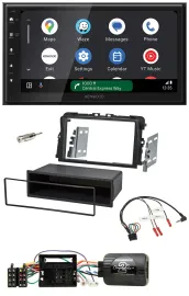 Автомагнитола для Opel Vivaro (2011–2015) Kenwood 2DIN, DAB, Bluetooth, USB