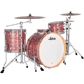 Ударная установка акустическая Ludwig Classic Maple 3-Piece Pro Beat Shell Pack w/24 in. Bass Drum Pink Oyster