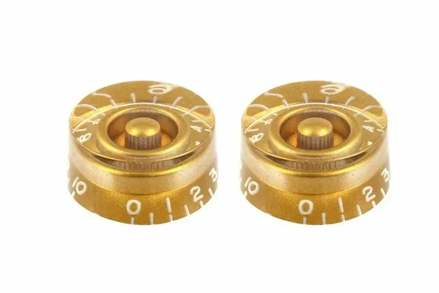 Ручка потенциометра для гитары All Parts PK-0130-032 Vintage Gold (пара)