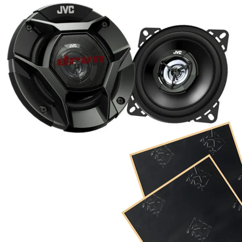 Автодинамики JVC CS-DR421 DR Series 4" 2-way (набор) с демпфирующим материалом