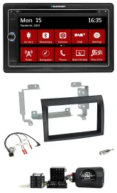 Blaupunkt 2DIN USB DAB Lenkrad Bluetooth TMC Navigation für Fiat Ducato 06-08 sc