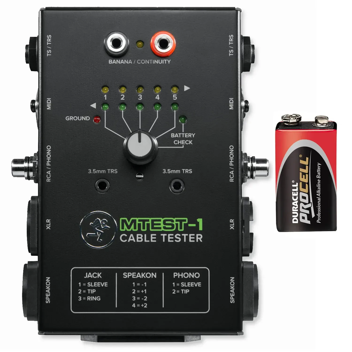 Кабельный тестер Mackie MTEST-1