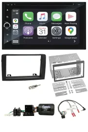 Blaupunkt 2DIN Bluetooth DAB USB DVD Lenkrad Autoradio für Fiat Idea 06-12 schwa