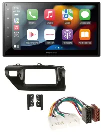 Pioneer DAB Bluetooth 2DIN USB MP3 Autoradio für Toyota Hilux (2015-2020)
