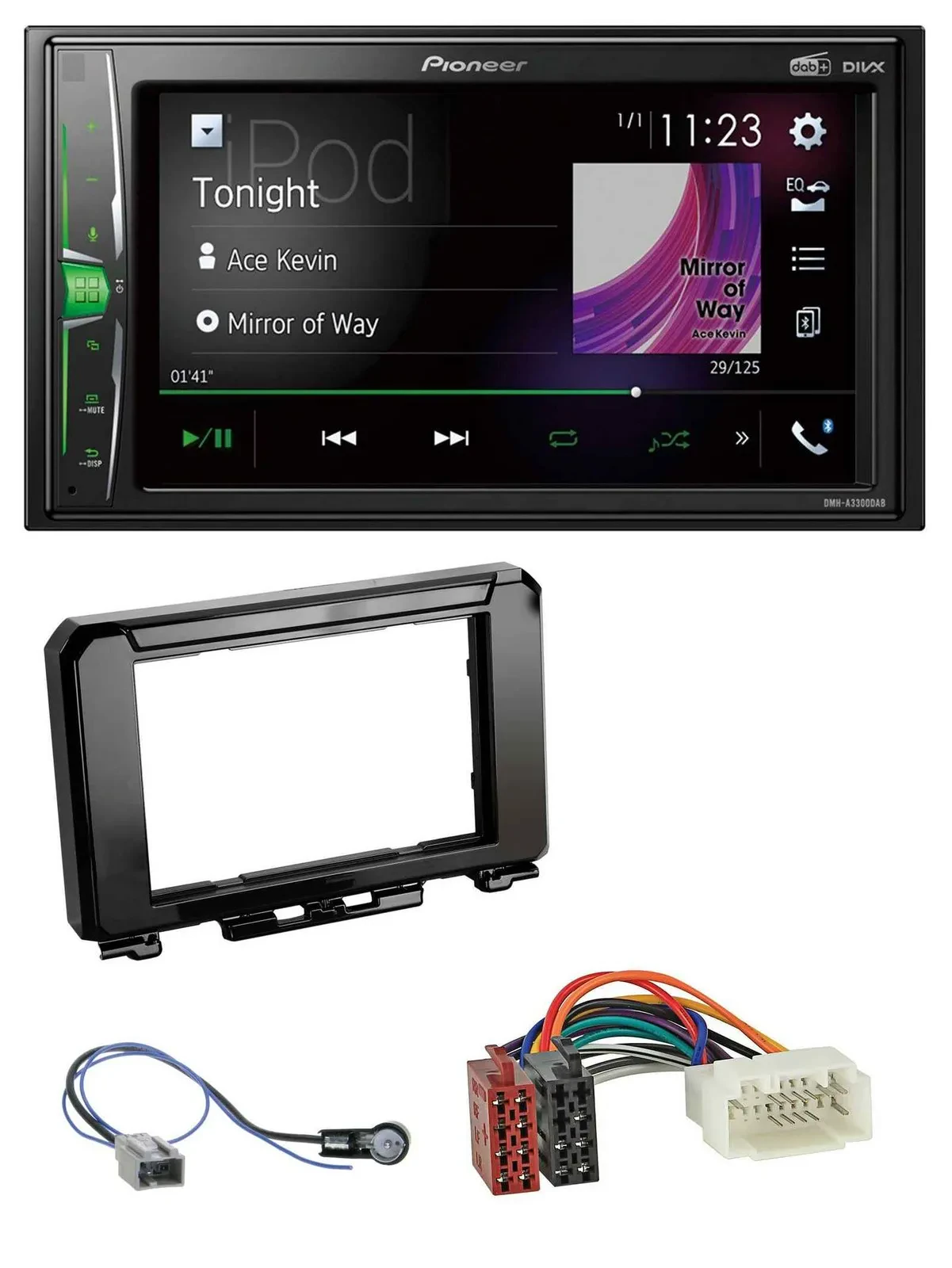 Автомагнитола для Suzuki Jimny GJ (с 2018) Pioneer 2-DIN MP3 DAB USB Bluetooth