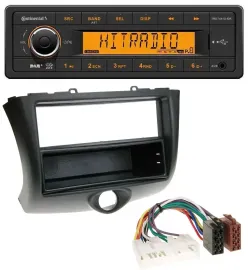 Автомагнитола для Toyota Yaris (2003–2006) Continental 1 DIN, DAB, MP3, AUX, USB