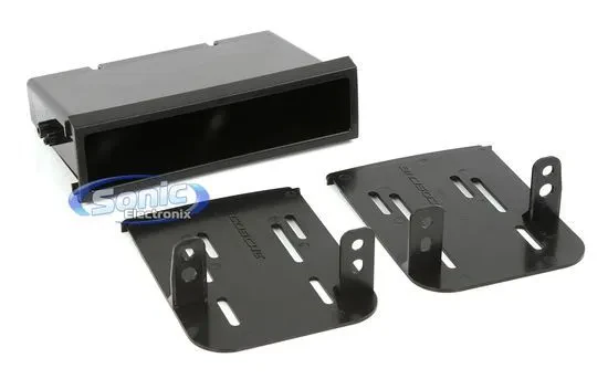 Scosche NN1676B Double/Single DIN Dash Install Kit for 12 + Nissan Versa/S Model