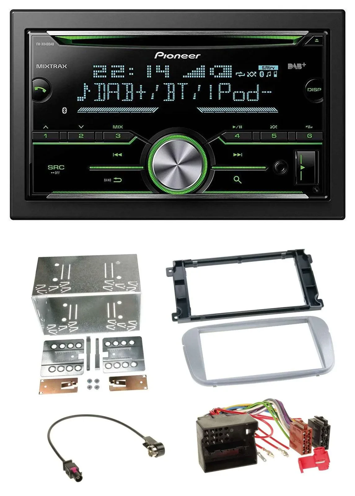 Pioneer Bluetooth MP3 DAB 2DIN USB CD Autoradio für Ford Galaxy C-Max Focus ab 2