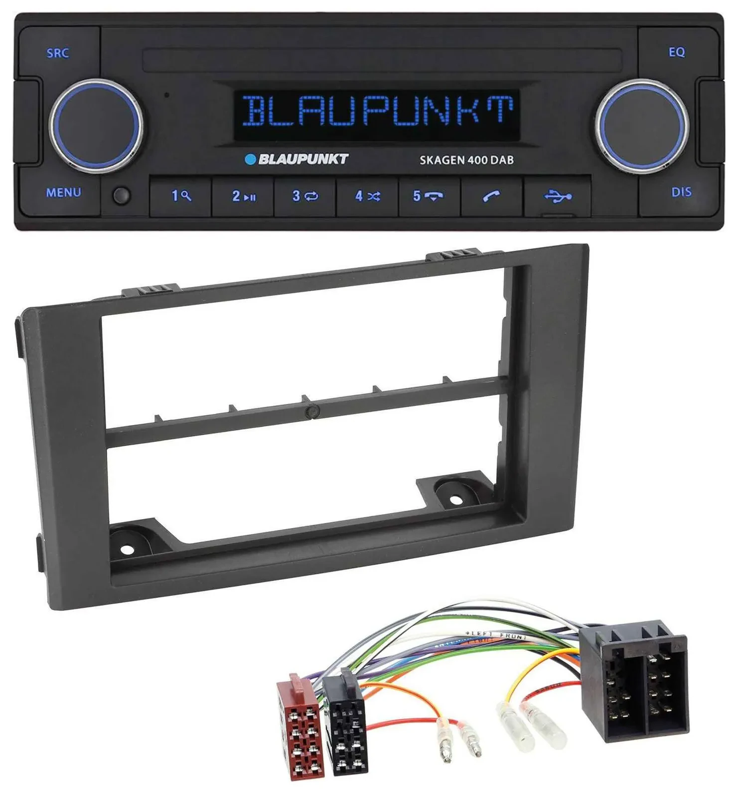 Автомагнитола для Iveco Daily (2006–2014) Blaupunkt DAB, USB, Bluetooth, MP3, черный