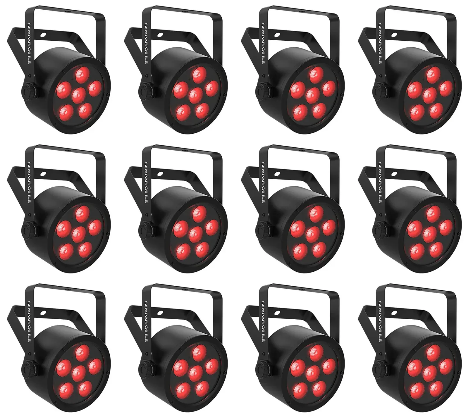 Светодиодный прибор Chauvet DJ SlimPAR Q6 ILS RGBA LED D-Fi USB DMX (12 штук)