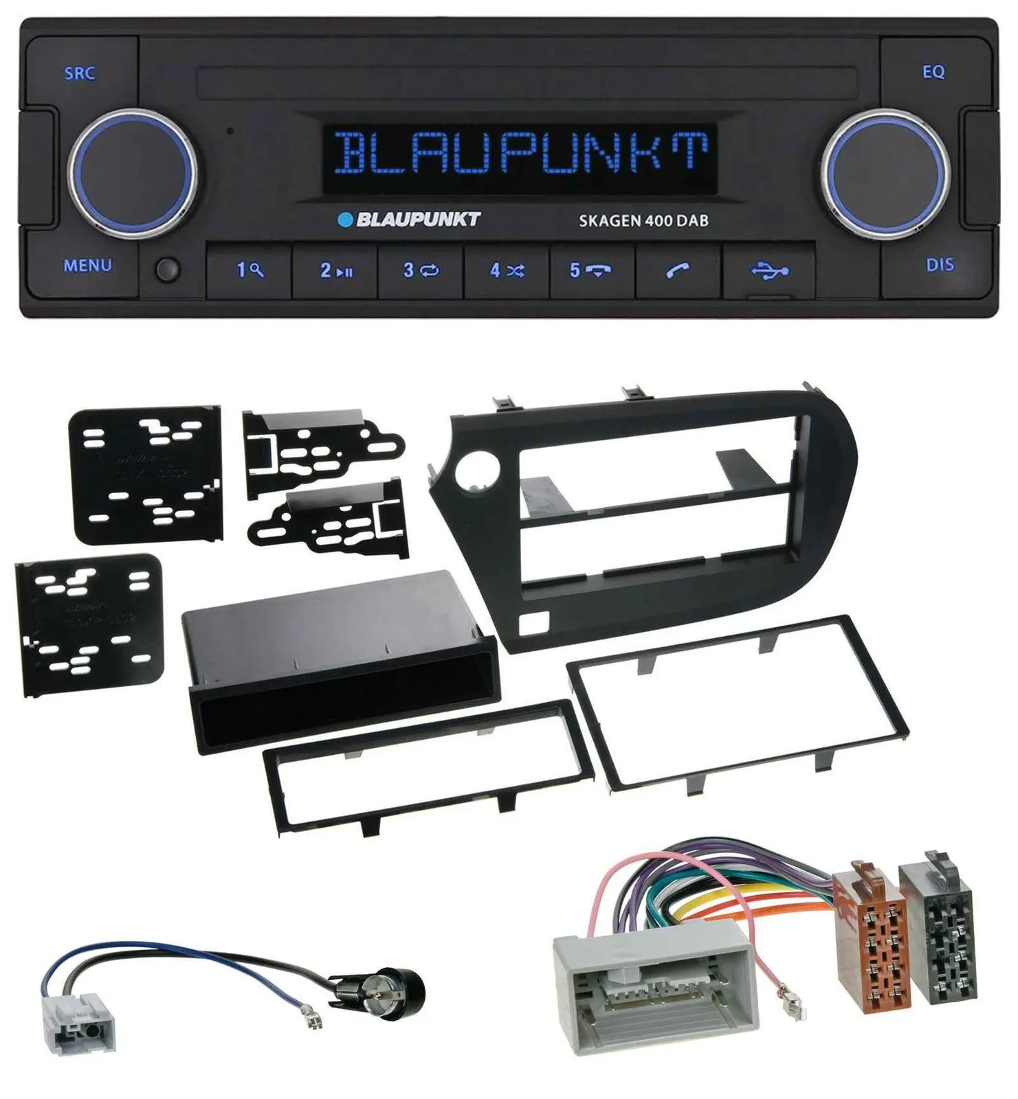 Blaupunkt DAB USB Bluetooth MP3 Autoradio für Honda Insight (ZE2, 2009-2013)
